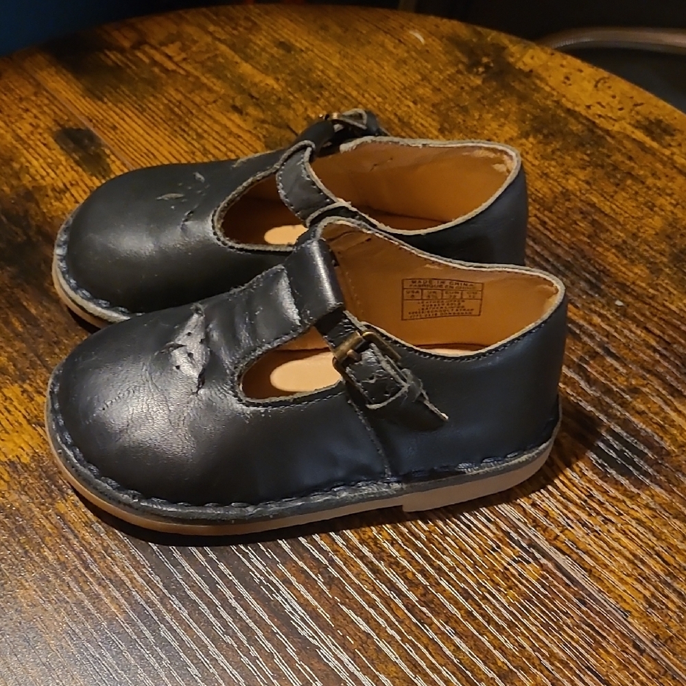 Ralph Lauren Kids Black Dress Shoes